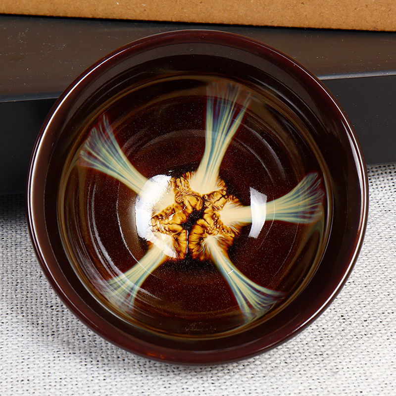 Kiln Change Master-Level Colored Glaze Tea Cup - CnTeaDiary