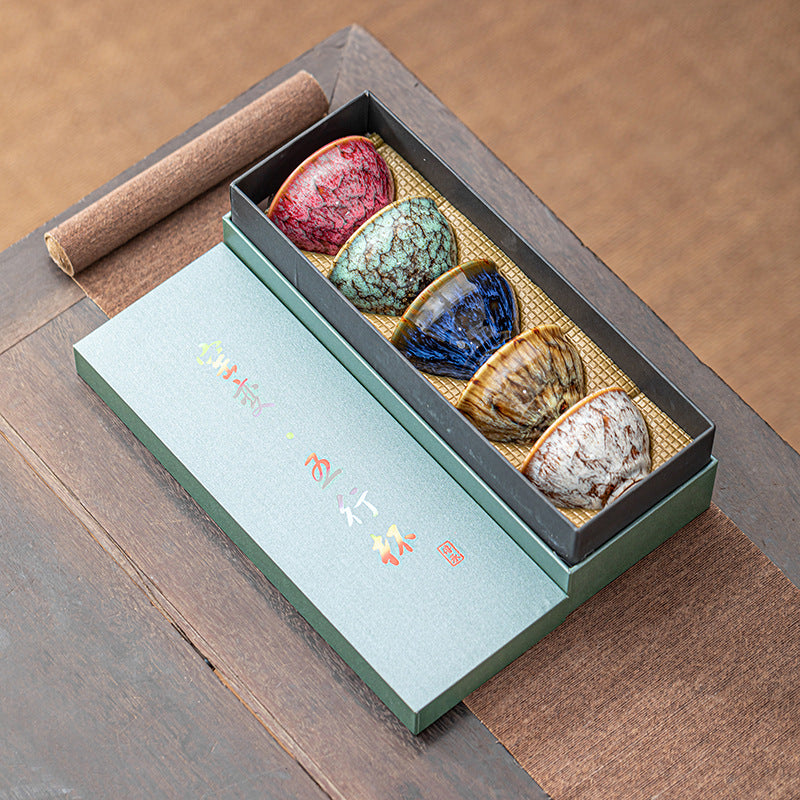 Jianzhan set 5 cups