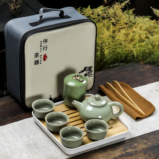 Portable teapot set