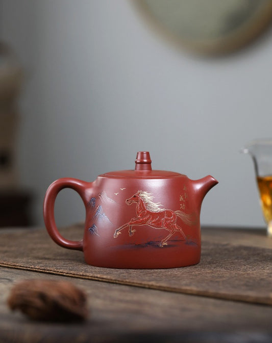Handmade large purple clay teapot, Handuo teapot, instant success tea set - CnTeaDiary